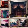 Pop Neon Japan Tokyo Urban Landscape Pillow Case Square Pillow Bedroom Sofa Leisure Comfort Cushion Car Home Decoration