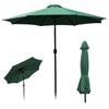 DEWEL Garden Handle Adjustable for 200cm Parasol, 200cm/230cm/270cm, Large, Windproof, Rotating, Opening/Closing, Angle, Water-Repellent, Foldable,