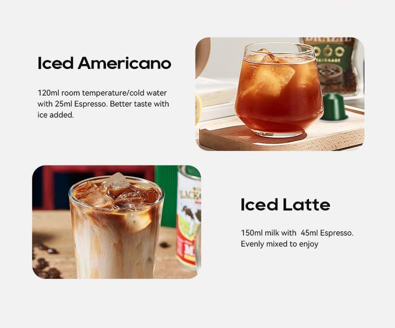 HiBREW H2C 5-in-1 Capsule Coffee Machine, 20Bar Pressure, Smart Touch Control, 7 Cup Sizes, Hot & Cold Brew