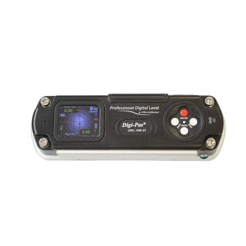 Digi-Pas DWL3000XY 2-Axis High Precision Digital Level, Angle Meter, Inclinometer, Bluetooth, 0.01 Degree