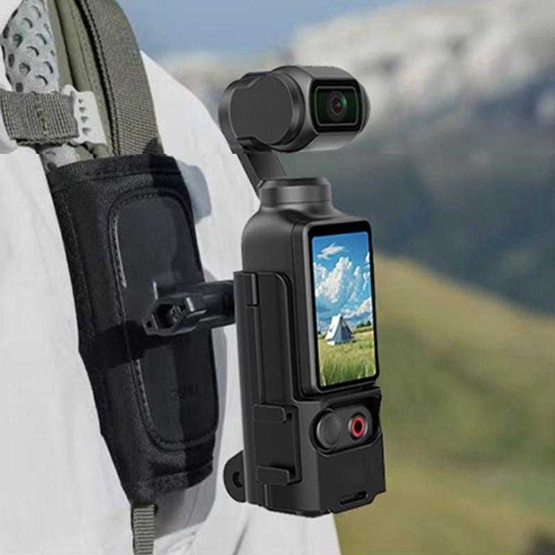 Protective Expansion Frame for Pocket 3 Camera Expansion Bracket Scratch Proof 1/4 Screw Cold Shoe Mount