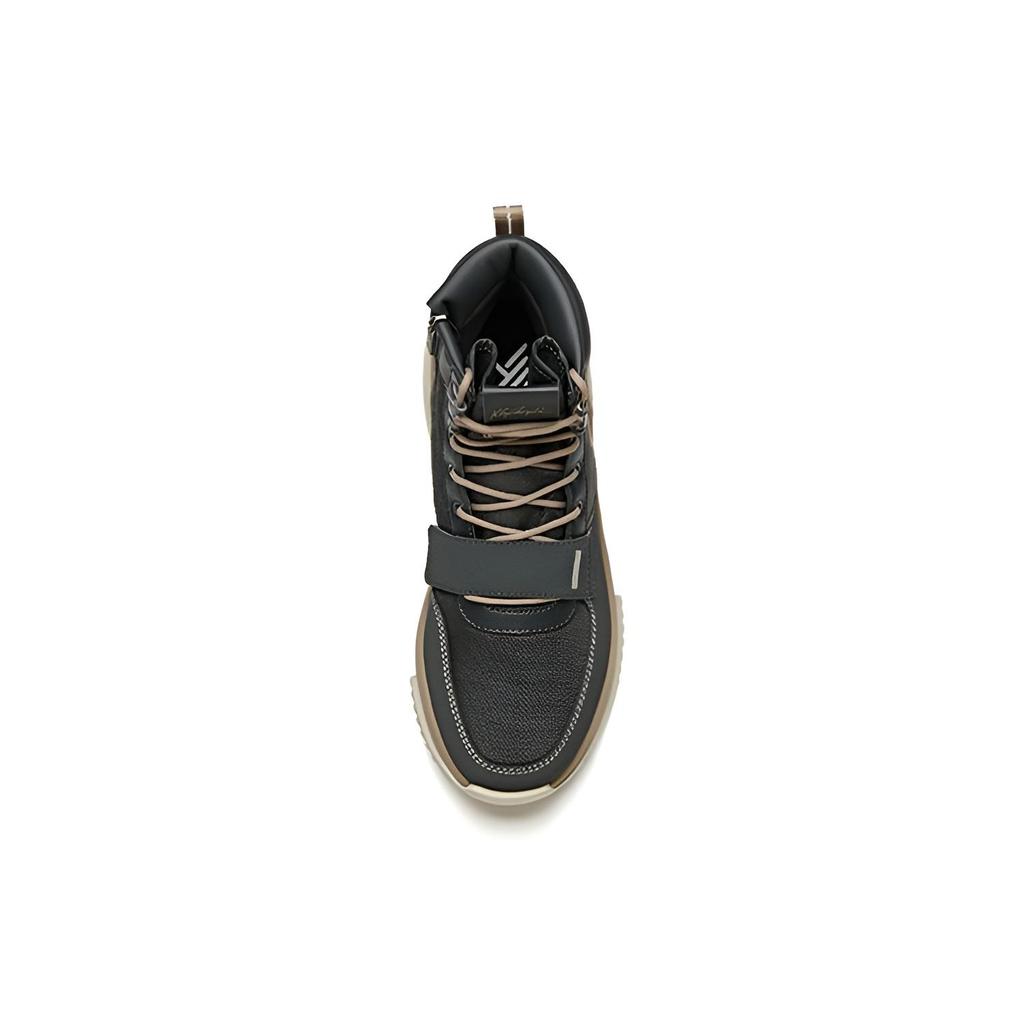 Anta Basketball Collection Basketball Shoes Men's High Top Carbon Gray/Linen Gray/Shade 2 Gray 11941806-1