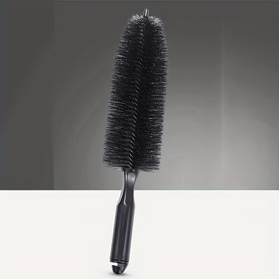 Car Tire Cleaning Brush with Handle, Efficient Wheel Rim Washing and Maintenance Tool, Plastic Car Cleaning Accessory - Suitable for Vehicle Wheels