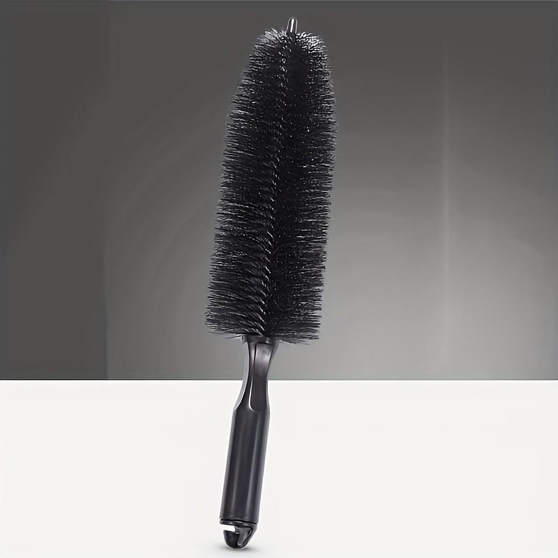 Car Tire Cleaning Brush with Handle, Efficient Wheel Rim Washing and Maintenance Tool, Plastic Car Cleaning Accessory - Suitable for Vehicle Wheels