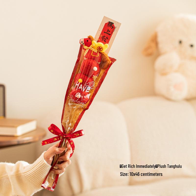 Plush Candied Hawthorn Horse Ornament: Spring Festival/New Year Decoration Gift