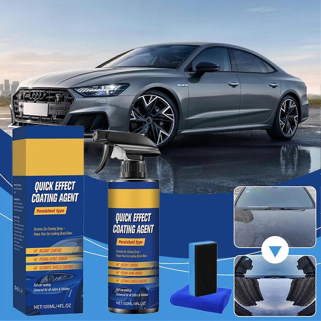 120ml Advanced Car Coating Spray, Multi-functional Quick-Acting Car Wax Polish For Car And Motorcycle