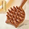 Sandalwood Scalp Massage Comb 28 Coarse Toothed Head Gua Sha Brush Hair Body Massage Guasha Scraping Comb Scalp Meridian Combs