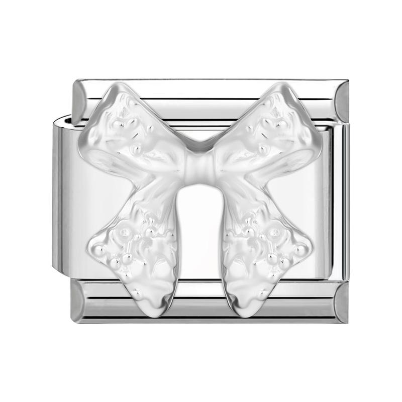 Y2K Heart Bow Knot Star Moon Butterfly Zircon Daisy Cross Italian Charm Links Fit 9mm Stainless Steel Bracelet DIY Making Gifts