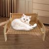Cat Sofa Bed Kitten Scratching Comfortable Anti Slip Decorative Raised recliner for Small