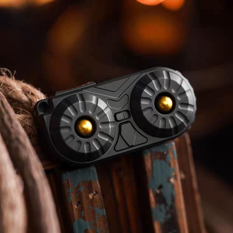 Owl EDC Magnetic Push Slider Stainless Steel Fidget Slider Toy Office Desk Toys ADHD Anxiety Stress Toys For Adult Gift