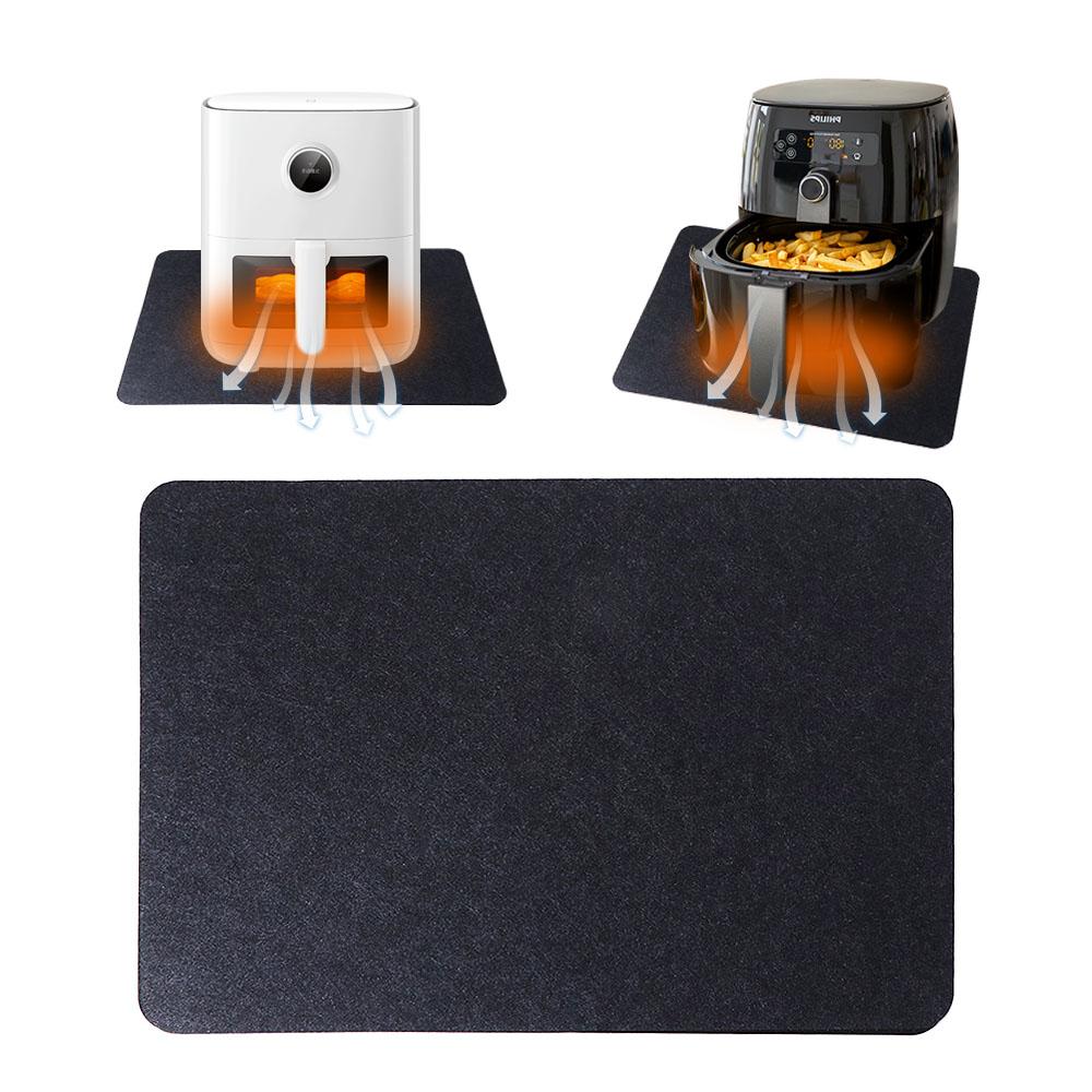 2pcs Heat Insulation Air Fryer Heat Resistant Pad Countertop Protector Mat  Kitchen Appliance
