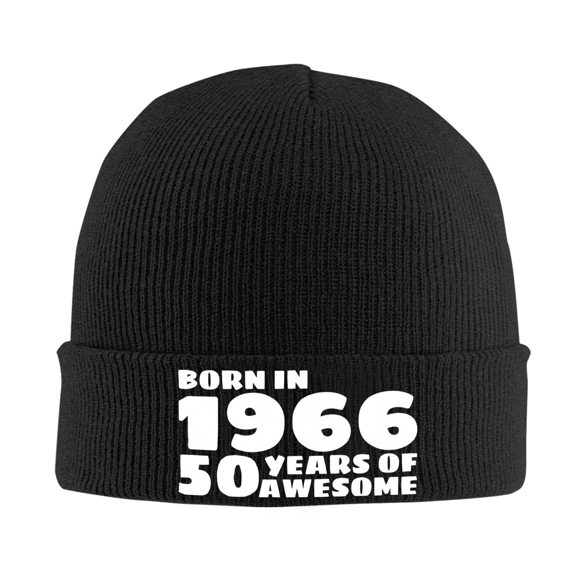 1966 All Original Parts Classic 1966 Birthday Gift  Knit Hat Beanies Autumn Winter Hat Warm 60 Years Old  Cap Men Women One Size