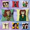 DDaria Pillow Cases for Bedroom Living Room Sofa Home Decor Polyester Cushion Cover with Zipper