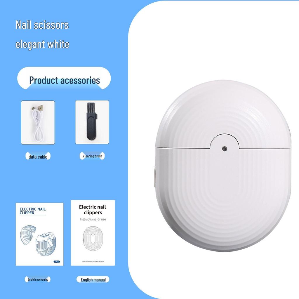 Automatic Electric Nail Clippers and File for Home Use - Safe for Children and Elderly