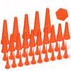 Pack of 35 Multi Size Silicone Nozzle Tips For Glues Guns With 5 Large 10 Medium 20 Small Counts Reusable Construction