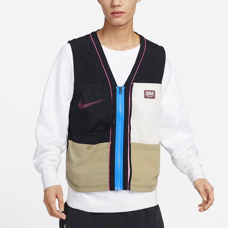 Nike Dna Wvn Vest V-Neck Buttoned Men Vests Black FJ7683-010