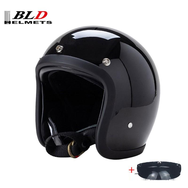 

BLD Electric Motorcycle Helmet Lightweight Unisex Retro Cruise 4XL