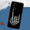 Skeleton Middle Finger Case For Honor Magic 7 5 6 Pro Lite Honor 200 400 50 70 90 X8 X9 X8a X8b X9a X9b X9c Cover