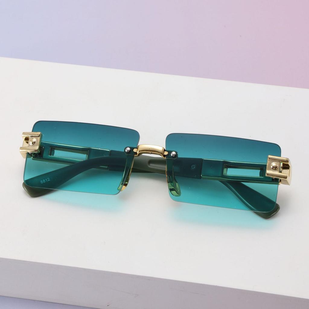 Frameless Trimmed Sunglasses Fashion Sunglasses Adult Sunshade Glasses Sunglasses