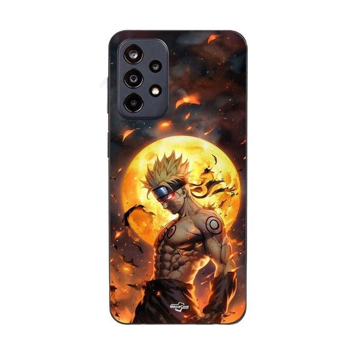 Phone Case - MANIACASE - Samsung Galaxy A52s 5g - Silicone - Black - 3D Naruto Moon