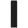 Shoe Cabinet with Shelf Black Oak Effect 80 X 21 X 87.5 Cm