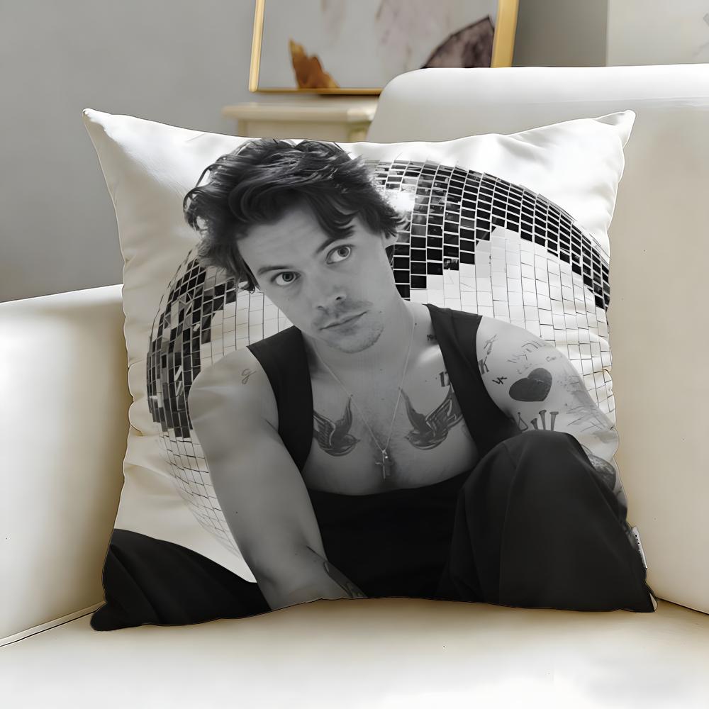 Federa Cuscino Artista Musicale Harry Styles Morbida e Facile da Lavare – Versatile Per Divano, Letto, Viaggio E Ufficio