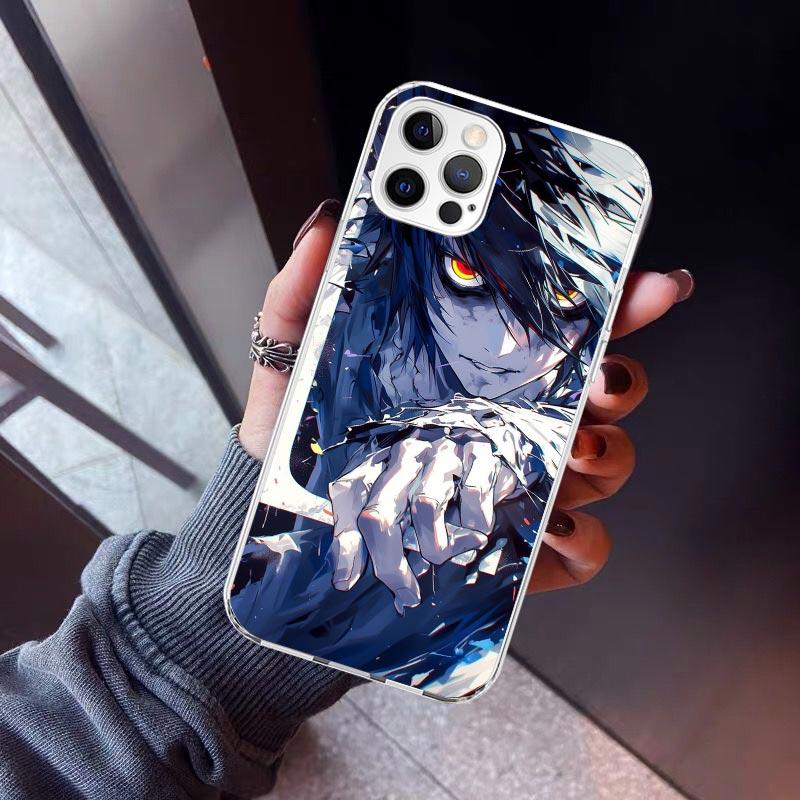 N-Note D-Death L Lawliet Phone Case For iPhone 17 Air 16 15 Pro Max 14 Plus 13 Mini 12 11 Cover 7 8 SE Silicone Shell Print Fund