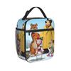 Springtime Cartoon Cute M-Masha And Bear Insulated Lunch Bags Large Reusable Thermal Bag Lunch Box Tote Beach Outdoor Food Bag