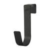 5Pcs Over The Door Cabinet Drawer Hooks Punch-free Installation Z-Shape Heavy Duty Carbon Steel Metal Hook for Kitchen Cabinet Narrow Door Back