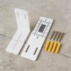 L Shape Acrylic Ruler Crack Monitoring Record for Detection Tracking Building Internal External Wall Crack Monitoring Tool