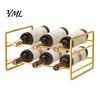 Scaffale in Ferro per Dispensa Cucina, Scanalature Curve, Ripiano per Mobile da Bancale, Supporto Metallico Compatto per Bottiglie, per Armadietto e Scaffale Stabile