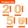 Charcuterie Boards Fillable Number Boxes Wood Charcuterie Board Number Serving Tray Charcuterie Display Tray for Desserts Fruits
