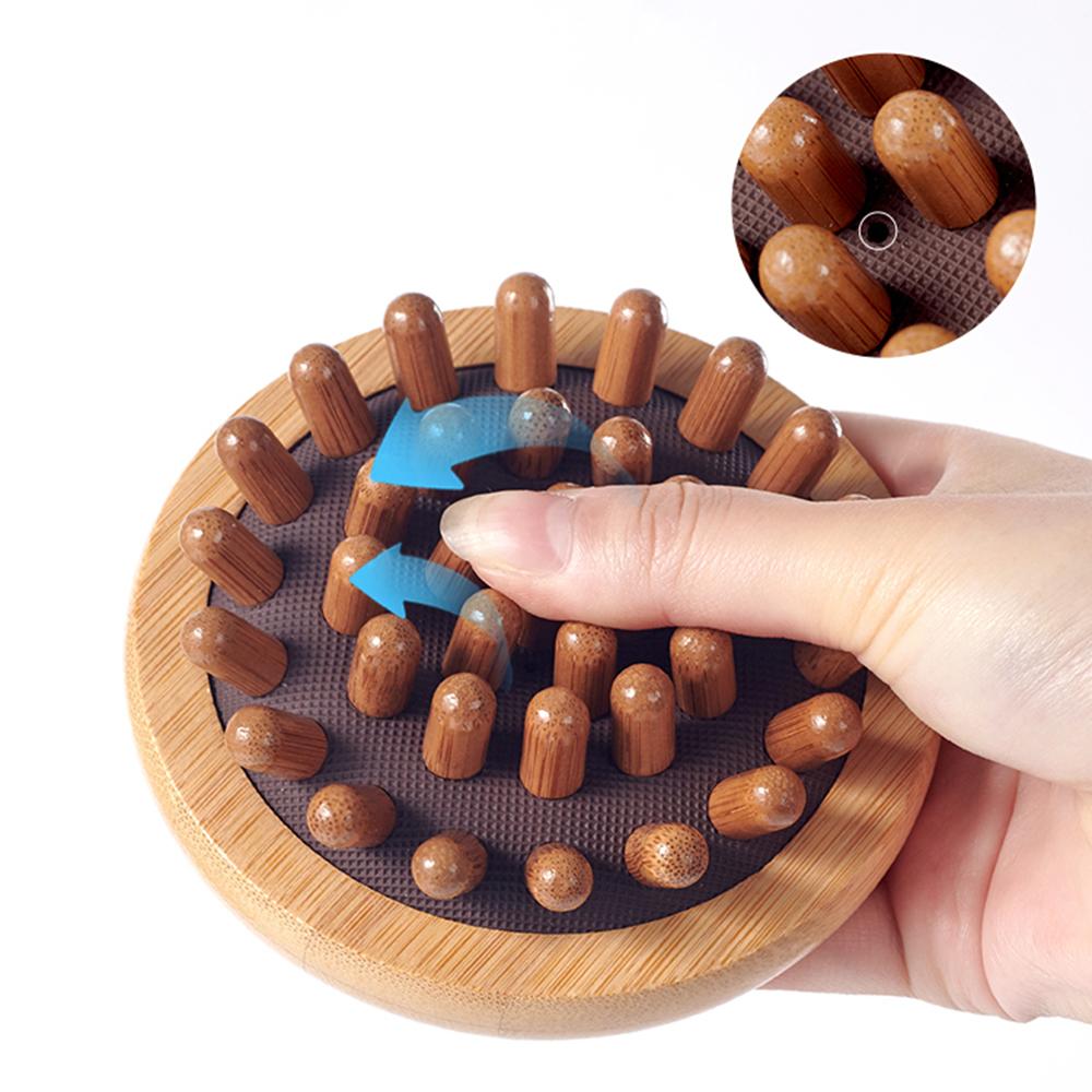 Household Nanshan Meridian Brush, Head, Acupoint, Meridian Massager, Muscle Relaxation Massage Comb, Male And Female, White