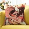 Bungo Stray Dogs O-Osamu D-Dazai   Various Sizes Square Pillow Case For Car Home Bedchamber Decor