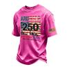 Men's Vintage Washed Short Sleeve Crew Neck T Shirt with 250th Independence Day Graphic Print and Sleeve Flag Patch Casual Tee