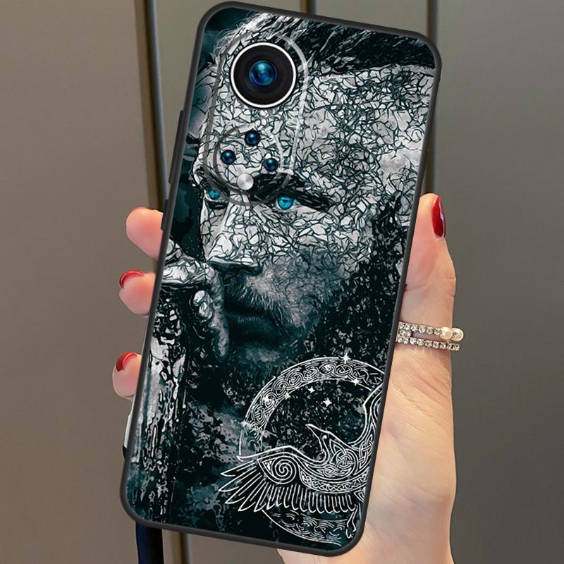 Cover Ragnar Lothbrok Vikings Per Honor 50 Lite Custodia Per Huawei P20 P30 P40 Pro Nova 9 5T P Smart 2021 8X 9X 10i