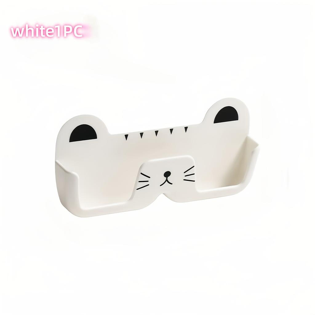 1Pc Wall-Mounted Glasses Storage Box, Suitable For Bedside, Bathroom, Living Room, And Cabinet.
