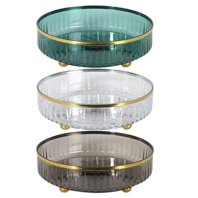Turntable Fruit Spice Shelf for Organizing Spices Perfumes Rotating Tray Spice Rack Cosmetic Storage Box Kitchen Supply