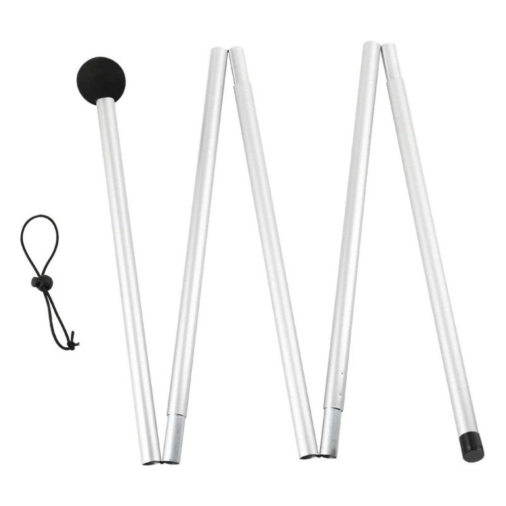1.6/2M Beach Canopy Tent Pole Aluminum Alloy Shelter Tarp Pole  For Camping Party
