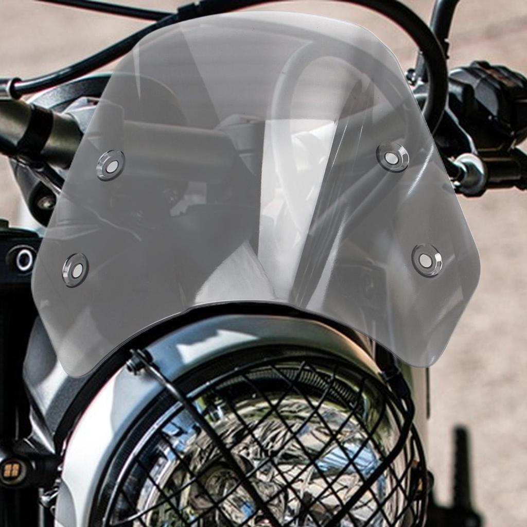 Motorcycle Windscreen Fairing Windshield Streamlined Aerodynamic Console Extension For Adventure Biking Highway Commuting Rain