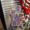 Stylish Glitter Diamond Bow Acrylic Shockproof Phone Case for for 17 16 15 14 13 12 11 Pro Max Handmade Luxury Ins Style