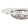 Stainless Steel Mesh Sink Strainer Trap Bath Hair Drain Hole Metal Flume Filter