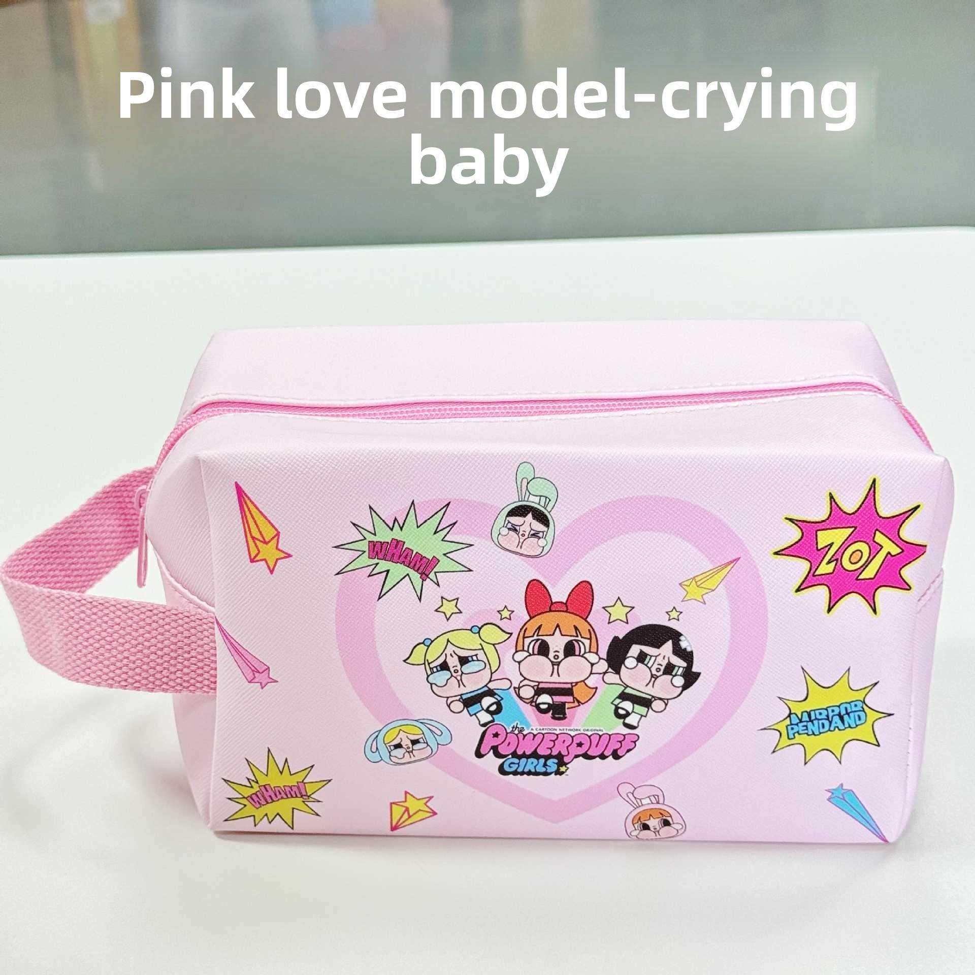 

Мультяшная косметичка большой вместимости для путешествий и кемпинга, легко носить, сумки, пеналы для студентов