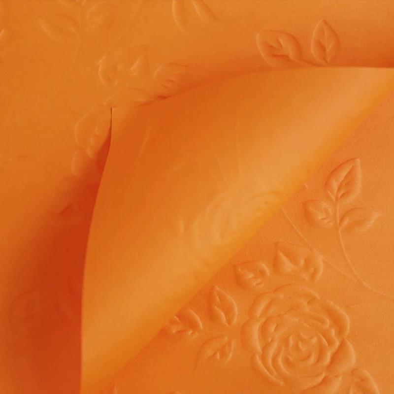 10pcs 58*58cm Art Paper Waterproof Flower Waterproof 3D Relief Art Paper Flower Valentine's Day Gift Packaging Kraft Papers Flower Shops Materials