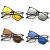 Magnetic Clip On Sunglasses Men Women 2 In 1 TR90 Optical Prescription Eyewear Frames Eyeglasses