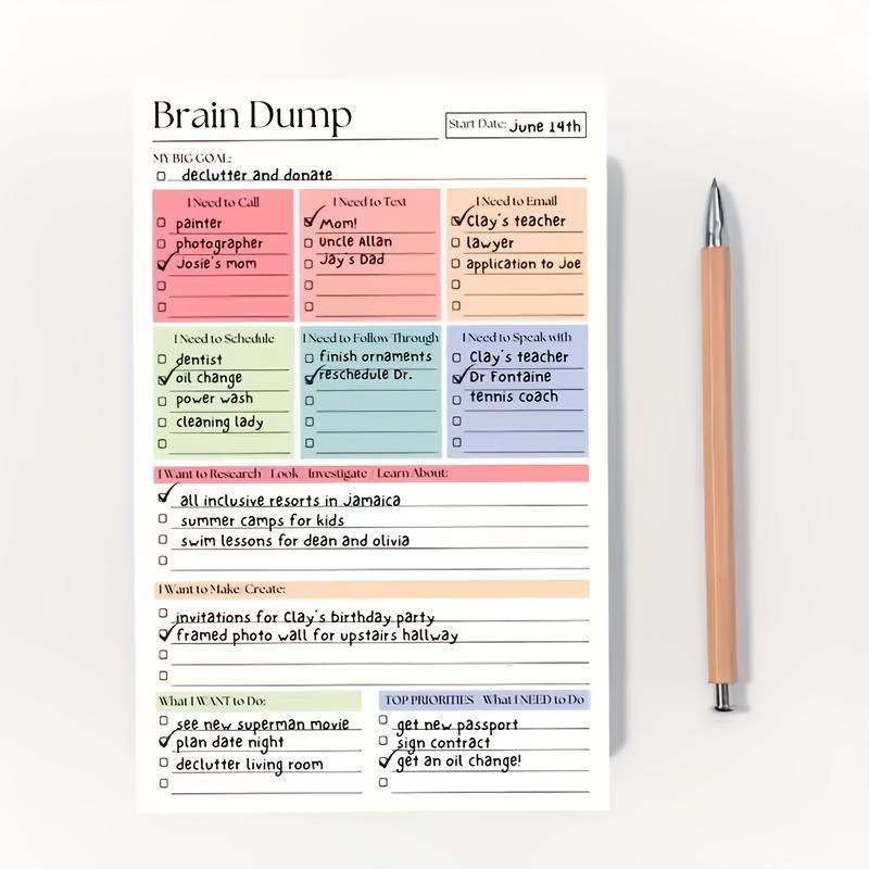 50 Pages, tear off the to-do list notebook A5