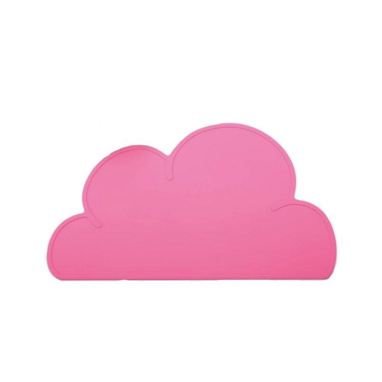 

Cloud Macaron Silicone Spill-Proof Placemat for Kids Thin розы красного