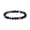 Facted Obsidian Hematite Tiger Eye Bracelets for Magnetic Health Protection Soul Jewelry Nature Stone Beads Bracelet Men Pulsera