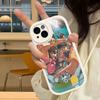 FUNNY DAN DA DAN Leather Phone Case For IPhone 16 16e 15 14 13 12 11 Pro Max Plus Mini Cover
