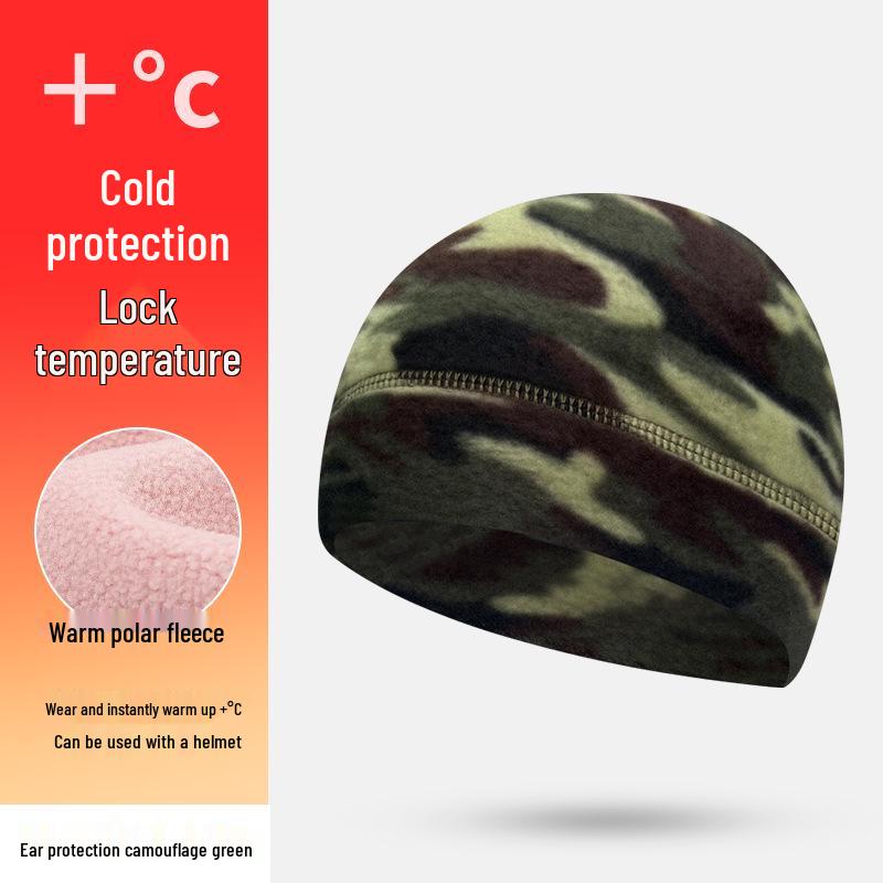 Thick Fleece Ear-Protective Winter Motorcycle Helmet Liner